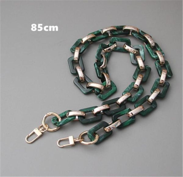 

strap vintage shoulder bag clutch chain detachable belts women purse chain for plastic bag accessories4962143, Black