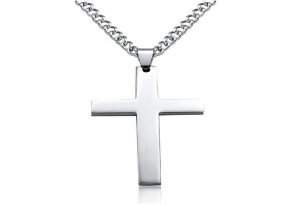 

stainless steel pendants pendant necklace 19 inches chain fashion jewelry gold silver black3388823