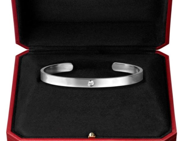 

charm cuff love nail screw bracelet cute silver gold bangle womens designer jewelry stainless steel fashion couple bracelets weddi1082817, Black