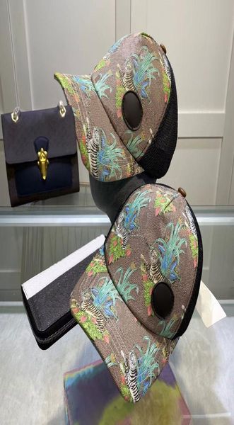 

designer ball cap hats men women baseball caps tiger print casquette sun hat with letter black fashion hollowed out hats7108742, Blue;gray