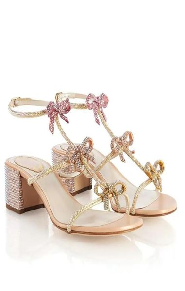 

elegant style jewel sandals shoes with ankle lace caterina luxurious brands weddingdressparty glitter sole exquisite high heels 5097222, Black