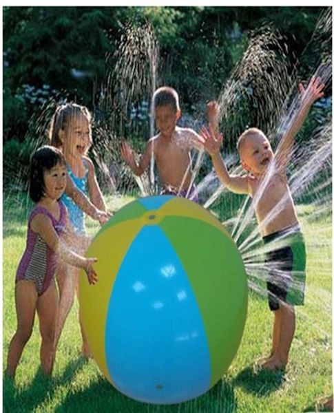 

inflatable beach water ball outdoor sprinkler summer inflatable water spray balloon outdoors play in the water beach ball 10pcs 304951513