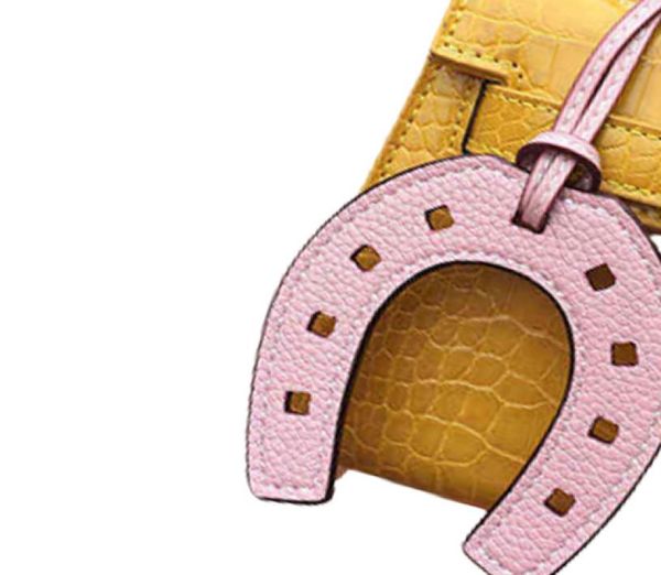 

2022 ins popular fashion pu leather hoof shoe bag pendant women handbag accessories ladies bag charm ornament gifts x224182949, Black