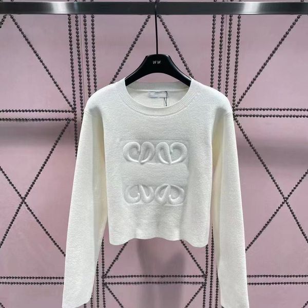 

new populardesigner sweater women sweater knit sweaters lapel stripe sweaters womens s  l eeved fashion womens clothing, White;black