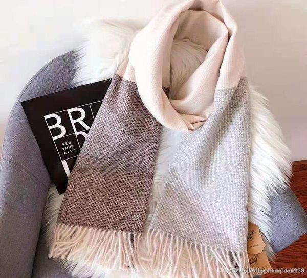 

winter new long scarf this scarf is really very soft and warm but also very atmospheric is an indispensable fashion casual men 4408915, Blue;gray