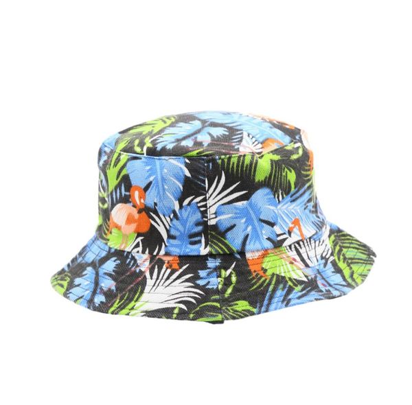

designer bucket hat with basin cap fisherman double side net red ins oil painting flowers lady style sunscreen ultravioletproof1094505, Blue;gray