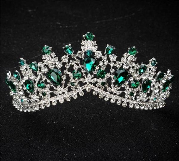 

kmvexo european design crystal big princess queen crowns marriage bridal wedding hair accessories jewelry bride tiaras headbands 22266101, Slivery;golden