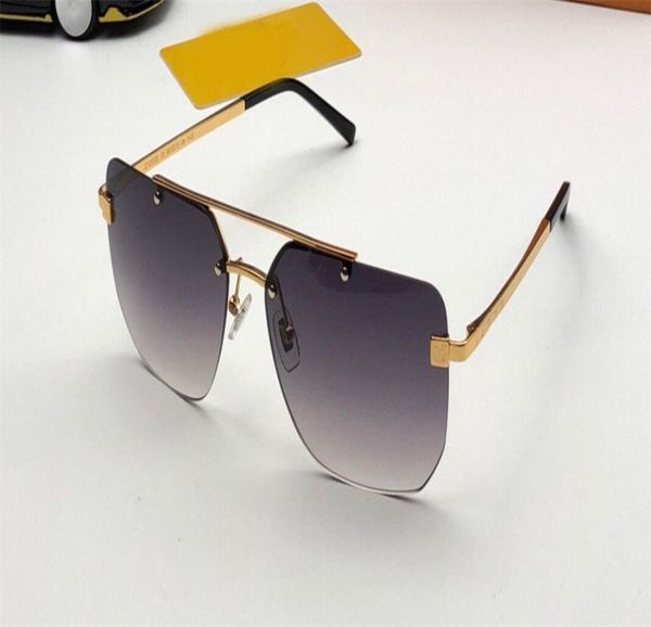

new fashion designer sunglasses 1201 frameless sqaure frame casual men outdoor protection eyewear with orange box6207880, White;black