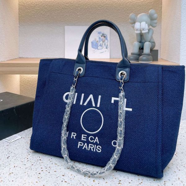 

classics women's luxury handbags evening bags brand ch designers women beach bag canvas embroidered large female shopping handbag pearl