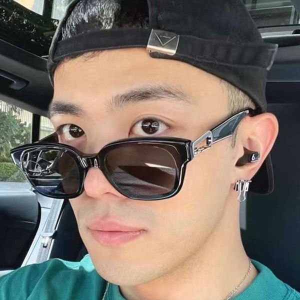 

korean style sunglasses stylish buckle trendy square, White;black