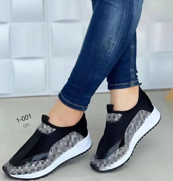 

women summer solid color lace up new large size new women039s sports women039s single shoes4594641, Black