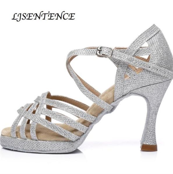 

women039s dance shoes sequin fabric platform latin salsa bachata kizomba cuba heel 6cm 75cm 85cm 9cm 10cm lace up lady shoes 3478159