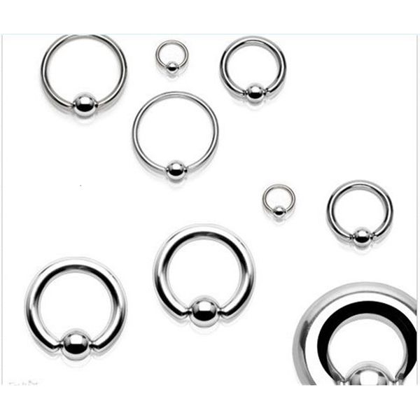 

labret lip piercing jewelry 50pcs ment steel gauges nose ring nippleeyebrow bcr body earring tragus ring 230906, Black