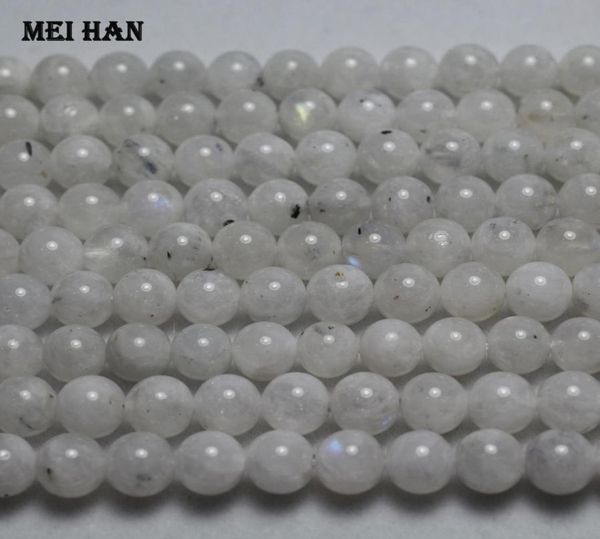 

meihan whole approx 48beadsset genuine a 8mm02 rainbow moonstone smooth round loose beads for jewelry diy making 2009307993124, Black