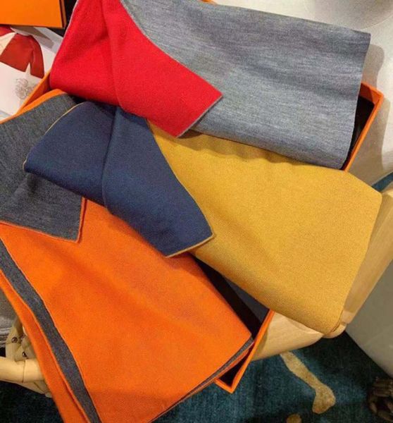 

fashion designer scarf for man trendy letter h luxury pure color elegant soft wool silk scarfs shawl neck wrap sapeee9686807, Blue;gray