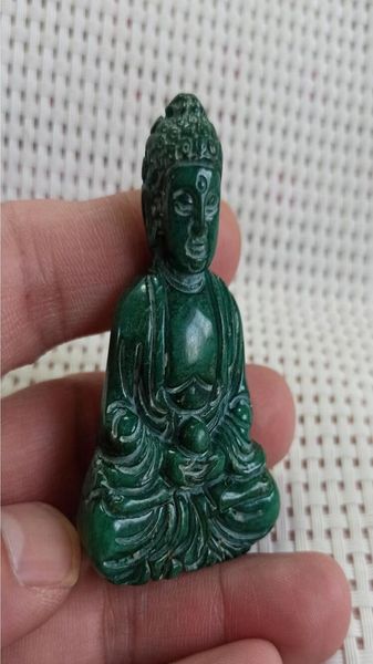 

natural show jade green buddha pendant deli very0123453767561, Silver