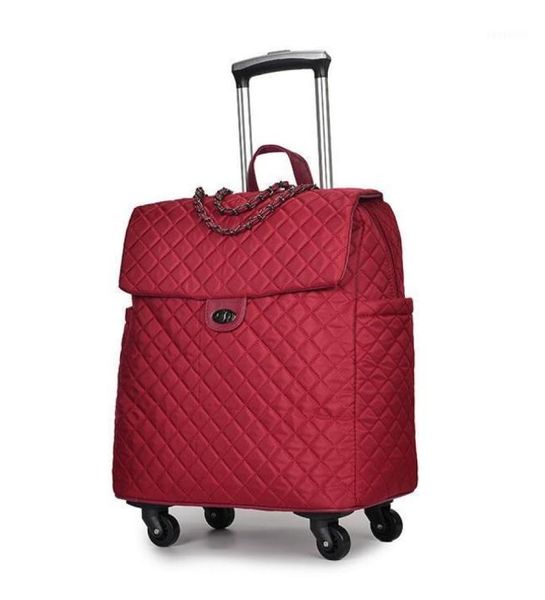

luggage bag portable travel trolley bags on wheels rolling luggage woman handbag trolley suitcase carryon bags travel backpack13574461