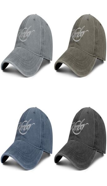 

kimber sniper rifle firearms gun denim baseball cap cool fashion custom hats1331399, Blue;gray