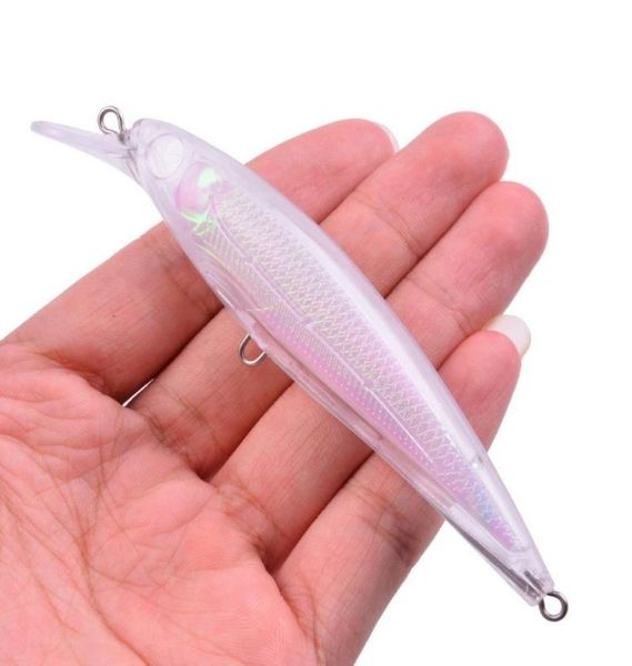 

100pcs 11cm 117g blank hard unpainted fishing baits crankbait wobblers lures2419254