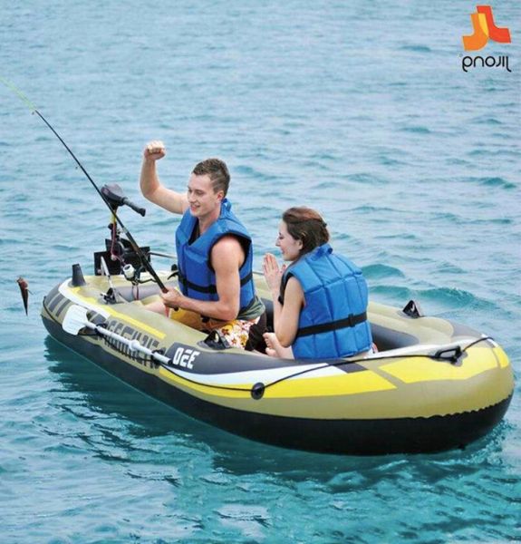 

rubber boat thick wearresistant inflatable 124 person kayak canoeing fishing boat hovercraft assault drifting boat4284741