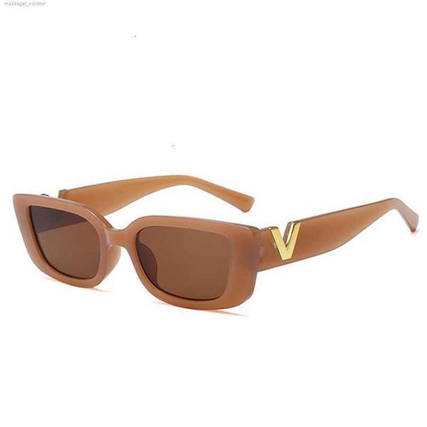 

women's girls' sunglasses new spicy v-shaped small box fashion trend sunglasses street shooting show personality 455u gsgt, White;black
