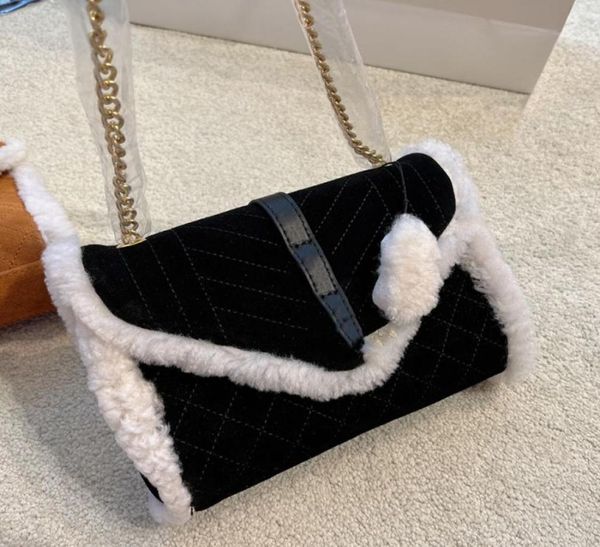 

crossbody bag black brown women fashion cowhide shoulder bag high 2022 chain envelope bags1110074
