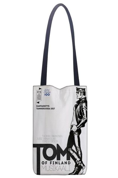 

evening bags custom tom of finland paint printing shoulder bag canvas tote shopping travel book handbag logoevening5888821