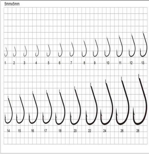 

800pcs 8 size 322 fresh watersaltwater fishing hook mix size ordering3821204