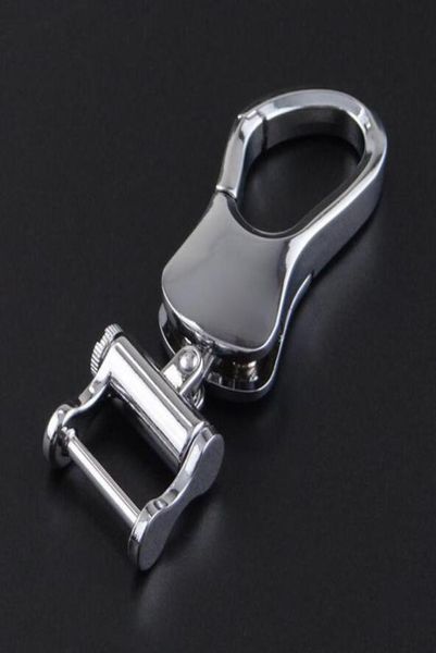 

creative fashion chain new key keyring 2016 gift charm mens ring keyfob car metal keychain alloy5985482, Silver