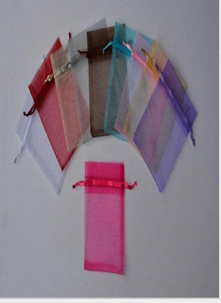

57cm 500pcs mixed jewelry box luxury organza jewelry pouches gifts bags for ring wedding gifts diy5519279, Pink;blue