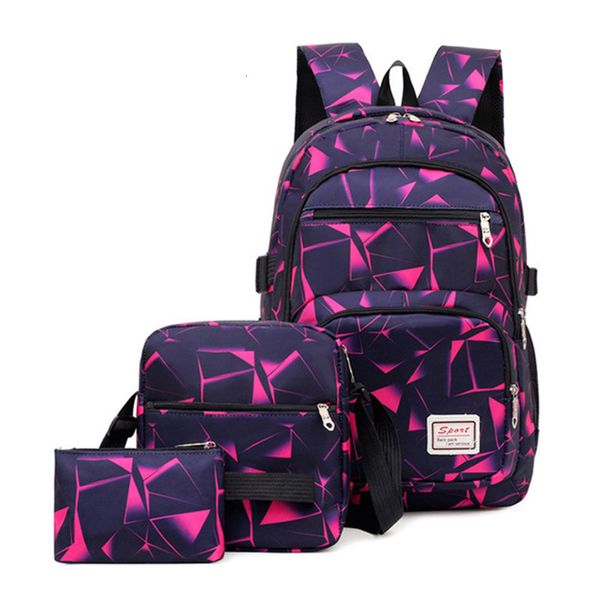 

backpacks 3set school bags for girls boys lightweight waterproof school backpacks kids printing cartoon orthopedics schoolbag children 23090
