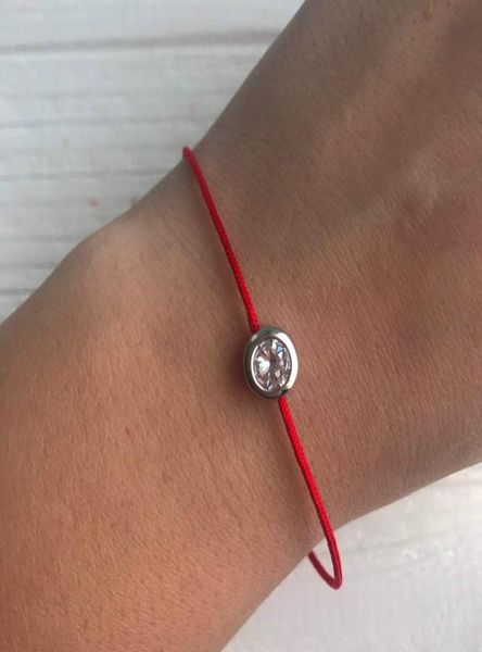 

red string bracelet meaning with zircon 925 sterling silver rope bracelet lucky red thread bracelets for women jewelry3665973, Golden;silver