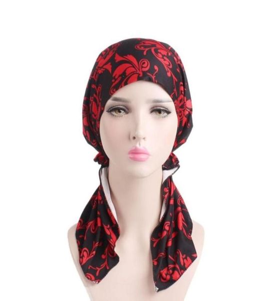 

floral bandanas women lace turban hat india cap muslim hats hairnet chemo cap flower bonnet for women touca cappelli donna 20198398822, Blue;gray