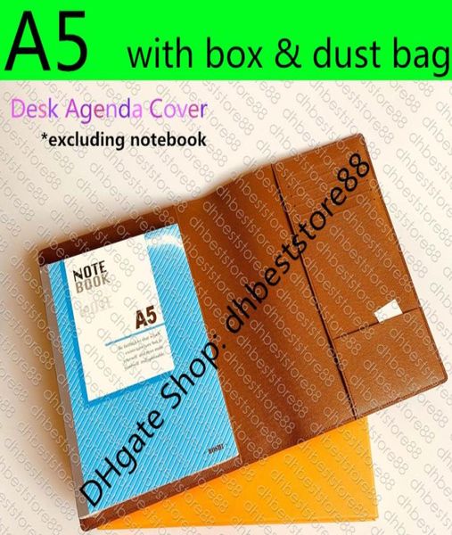 

r20106 desk large medium small ring agenda cover card holder planner notebook refill2724405, Brown;gray