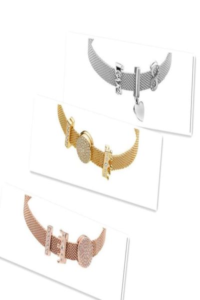 

925 sterling silver rose reflection clip charm reflection crown clip eternal charm for style bracelet set3313046, Black