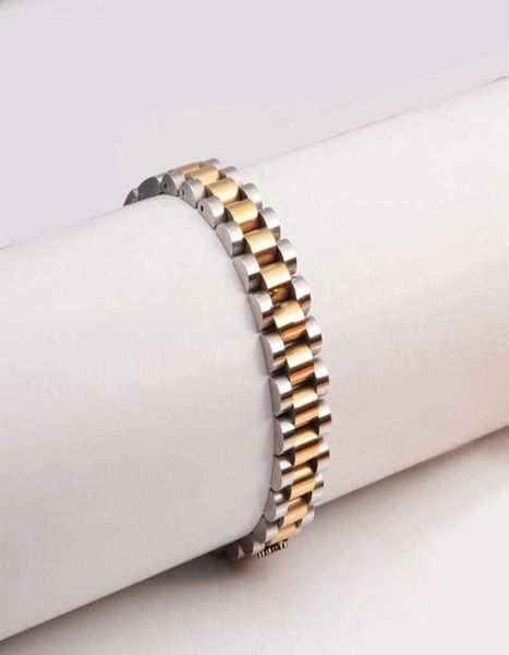 

new brand crown charm link bracelets for men women stainless steel jewelry luxury soft wedding party wristband bangles gift p081398838886, Black
