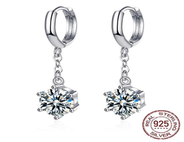 

silver 925 charm women 6mm zircon earrings fashion jewelry classic stud earring for girl elegant gifts xeh60327121365042, Golden