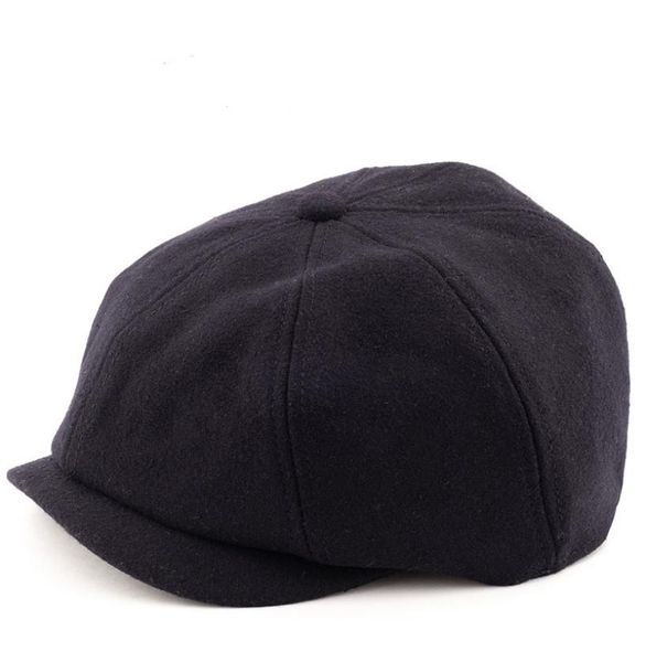 

big bone men winter large size octagonal cap dad warm felt ivy hats lady wool beret man plus size newsboy caps 58cm 60cm 62cm2020696, Blue;gray