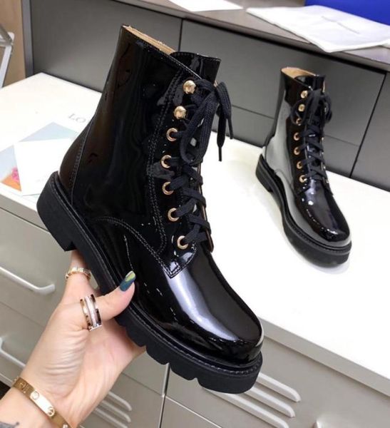 

women retro british martin shoes thick with ankle boots high to help women039s size35414579325, Black