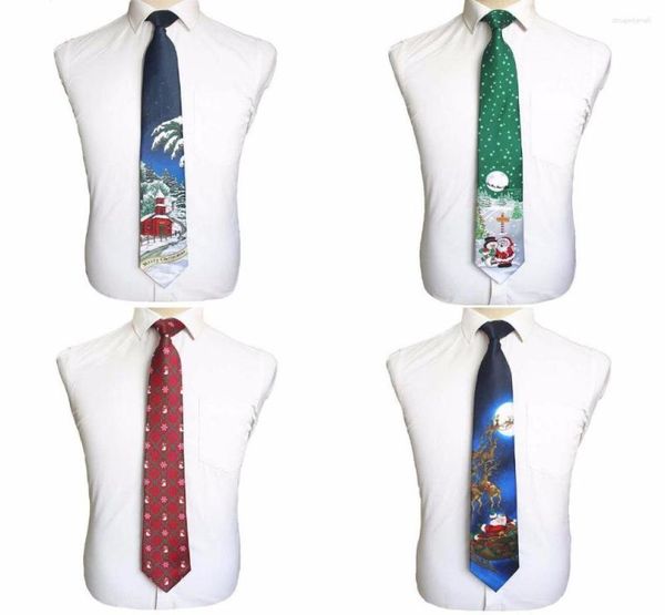 

bow ties gusleson quality silk christmas tie 9cm men39s fashion print neckties helloween festival soft designer character neckt5092658, Black;gray