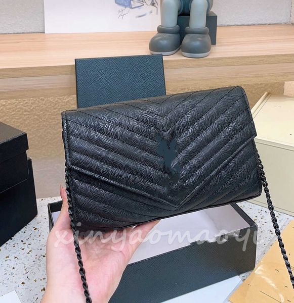 

fashion women's shoulder bag handbag envelope type woc chain leather wear-resistant texture of detachable messenger belt card slot