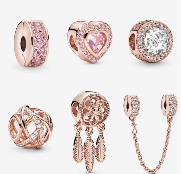 

s925 sterling silver jewelry diy beads fits european original bracelets style rose gold women braceletcollier charm1203137, Black