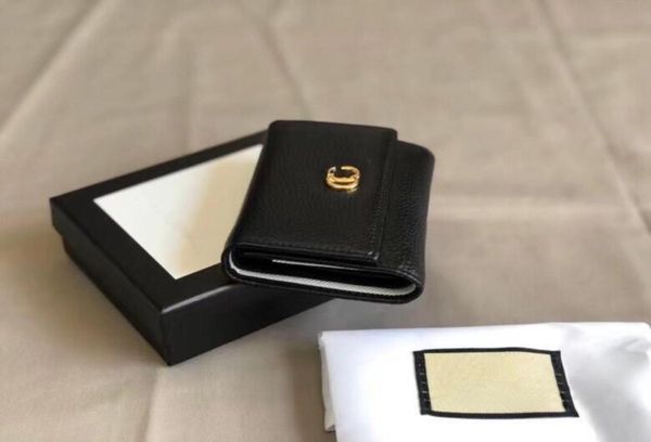 

original box purses luxury real leather multicolor short wallet card holder holders single classic zipper pocket designer wallets 5496900, Red;black