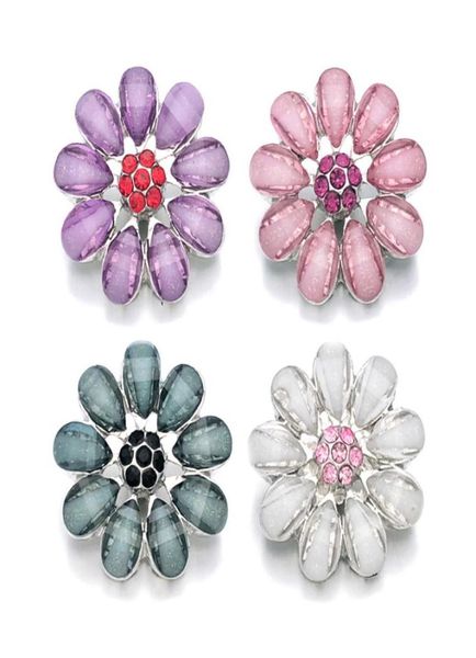 

component w293 crystal 3d 18mm metal snap button for bracelet necklace interchangeable jewelry women accessorie findings8984269