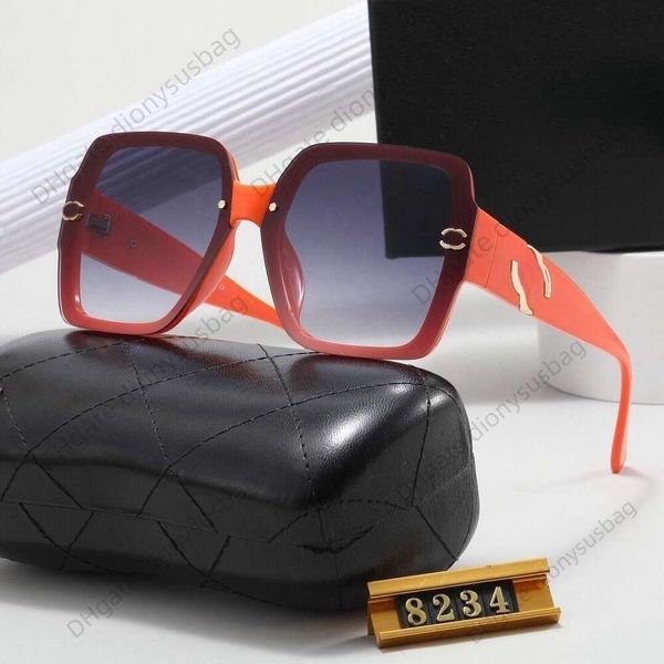 

2022 new fashion sunglasses women's star net red large frame anti glare glasses, White;black