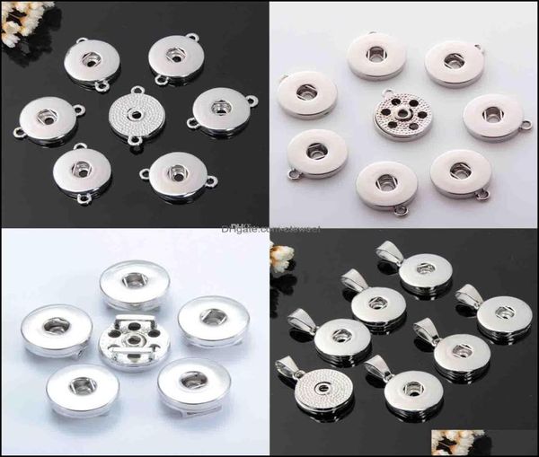

charms jewelry findings components 18mm noosa chunks base pendant for necklace bracelets diy accessory interchangeable ginger sn8057424, Bronze;silver