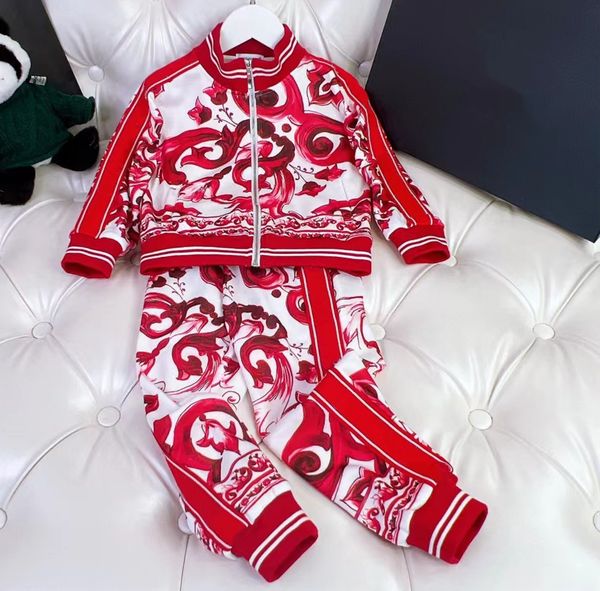 

2023 new girls boys suit spring autumn new children sets sport style kids suit two-piece suit kids clothes girls kids girls children clothin, White