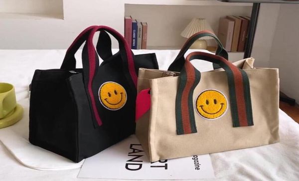 

2023 new casual women canvas bag tote crossbody shoulder bag 33cm7563894, Black;red