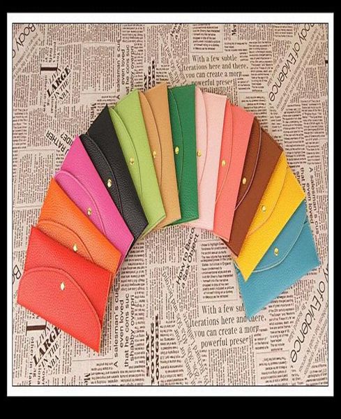 

small pure and fresh card package frivolous fashion candy color wallet long multicolor hand bag change purse1038301, Red;black