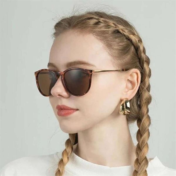 

round modern retro sunglasses womens ins style versatile trendy, White;black